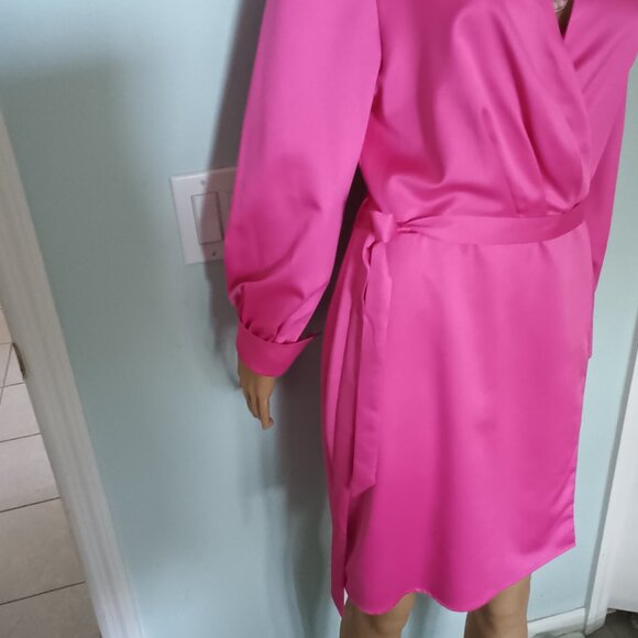 Barbie Pink Satin Dress by Adelyn Rae - Picture 3 of 3